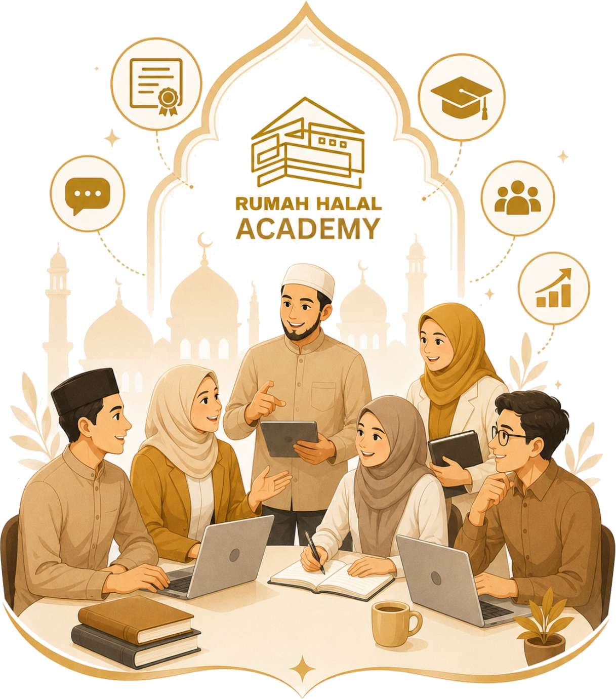 Komunitas belajar Rumah Halal Academy